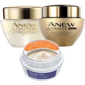 Avon Anew Ultimate Gece Gündüz Yüz Kremi ve Lift Ikili Göz Çevresi Bakım Paketi