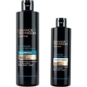 Avon Argan Yağı İçeren Besleyici 250 ml Saç Kremi + 400 ml Şampuan