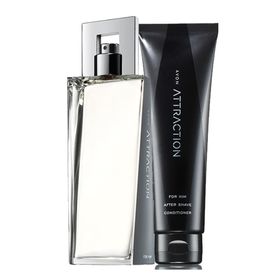 Avon Attraction Erkek Parfüm ve Tıraş Losyonu 2'li Set