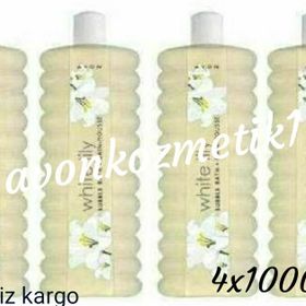 Avon Beyaz Çay ve Beyaz Zambak 1000 ml Banyo Köpüğü