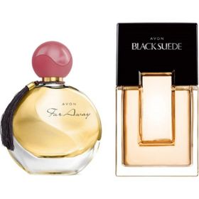 Avon Black Suede EDT 75 ml Erkek Parfüm + Far Away EDP 50 ml Kadın Parfüm