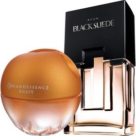 Avon Black Suede Erkek Parfüm ve Incandessence Enjoy 125ml Kadın Parfüm Paketi