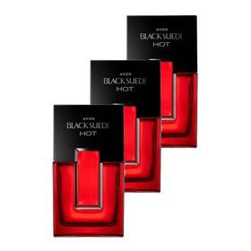 Avon Black Suede Hot Edt 3x75 ml Erkek Parfümü