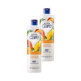 Avon Care 2x400 ml Tropical Fruits Ananas Mango ve Papaya Özlü Vücut Losyonu