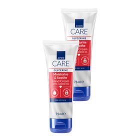 Avon Care 2x75 ml Gliserin ve Badem Yağı İçeren El Kremi