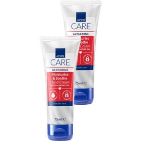 Avon Care 2x75 ml Gliserin ve Badem Yağı İçeren El Kremi