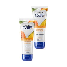 Avon Care 2x75 ml Tropical Fruits Ananas Mango ve Papaya Özlü El Kremi