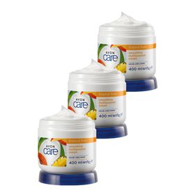 Avon Care 3x400 ml Tropical Fruits Ananas Mango ve Papaya Özlü Çok Amaçlı Krem