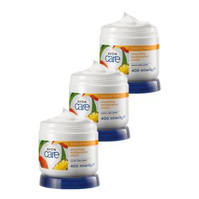 Avon Care 3x400 ml Tropical Fruits Ananas Mango ve Papaya Özlü Çok Amaçlı Krem