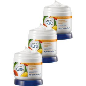 Avon Care 3x400 ml Tropical Fruits Ananas Mango ve Papaya Özlü Çok Amaçlı Krem