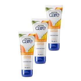 Avon Care 3x75 ml Tropical Fruits Ananas Mango ve Papaya Özlü El Kremi