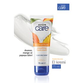 Avon Care 75 ml Tropical Fruits Ananas Mango ve Papaya Özlü El Kremi