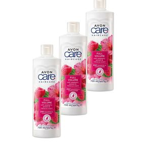 Avon Care Ahududu ve Hibiscus Kokulu 3x700 ml Şampuan ve Saç Bakım Kremi