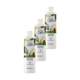 Avon Care Avocado Replenishing Avokado Yağı İçeren 3x400 ml Duş Jeli