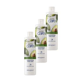 Avon Care Avocado Replenishing Avokado Yağı İçeren 3x400 ml Duş Jeli