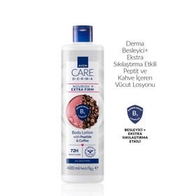 Avon Care Derma 400 ml Besleyici Ekstra Sıkılaştırma Etkili Peptit ve Kahve İçeren Vücut Losyonu