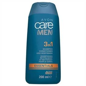 Avon Care Men Essentials Üçü Bir Arada 200 ml Şampuan