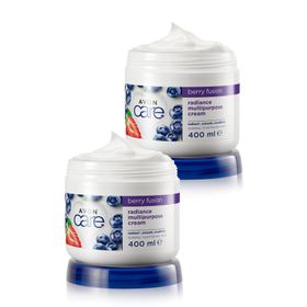 Avon Care Yaban Mersini Çilek Özlü 2x400 ml El Yüz ve Vücut Kremi
