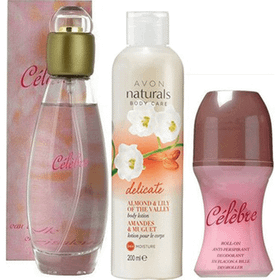 Avon Celebre Edt 50 ml 3'Lü Set Bayan Parfüm