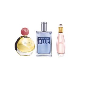 Avon Celebre EDT 50 ml Kadın Parfüm + Far Away EDP 50 ml Kadın Parfüm + Individual Blue EDT 100 ml Erkek Parfüm Set