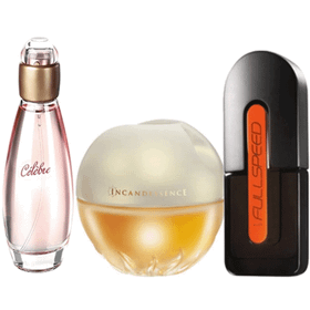 Avon Celebre EDT 50 ml Kadın Parfüm + Incandessence EDP 50 ml Kadın Parfüm + Full Speed EDT 75 ml Erkek Parfüm