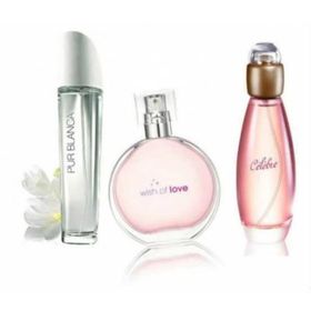 Avon Celebre EDT 50 ml + Pur Blanca EDT 50 ml + Wish Of Love EDT 50 ml Kadın Parfüm Seti