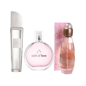 Avon Celebre EDT 50 ml + Pur Blanca EDT 50 ml + Wish Of Love EDT 50 ml Kadın Parfüm Seti