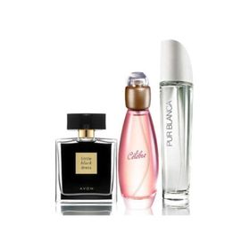 Avon Celebre EDT 50 ml+Little Black Dress EDP 50 ml+Pur Blanca EDT 50 ml Kadın Parfüm Set