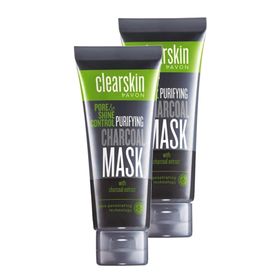 Avon Clearskin 2x75 ml Pore Shine Kömür Maske