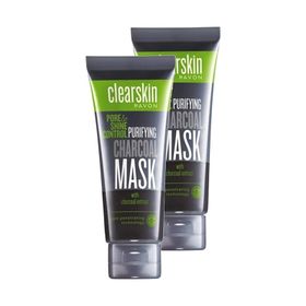 Avon Clearskin 2x75 ml Pore Shine Kömür Maske