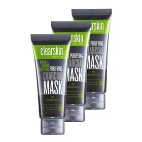Avon Clearskin 3x75 ml Pore Shine Kömür Maske