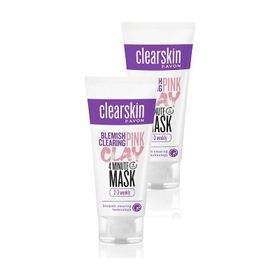 Avon Clearskin Blemish Clearing Leke Karşıtı Pembe Kil 2x75 ml Yüz Maskesi