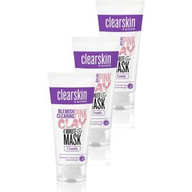 Avon Clearskin Blemish Clearing Leke Karşıtı Pembe Kil 3x75 ml Yüz Maskesi