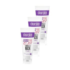 Avon Clearskin Blemish Clearing Leke Karşıtı Pembe Kil 3x75 ml Yüz Maskesi
