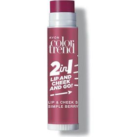 Avon Color Trend Simply Berry Dudak ve Yanak İçin Renklendirici Stik
