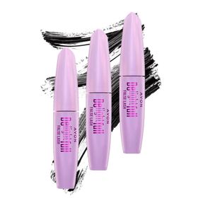 Avon Delightfull False Lash Maskara 10 Ml. Blackest Black Üçlü Set