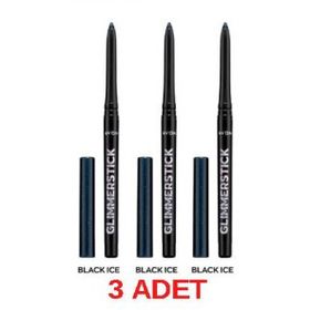 Avon Diamonds Automatic Pırıltılı Black Ice x3 Göz Kalemi