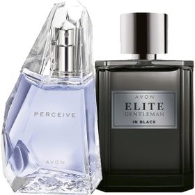 Avon Elite Gentleman in Black Erkek Parfüm ve Perceive Kadın Parfüm Paketi
