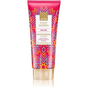 Avon Foot Work Winter Portakal ve Tarçın Kokulu E Vitaminli 75 ml Nemlendirici Ayak Kremi