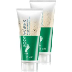 Avon Foot Works 2x75 ml Rough Sertleşmiş Cildi Arındırıcı Ayak Peeling