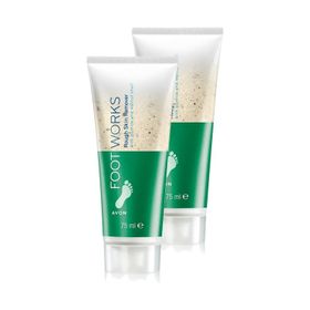 Avon Foot Works 2x75 ml Rough Sertleşmiş Cildi Arındırıcı Ayak Peeling