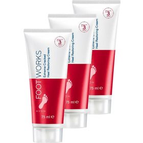 Avon Foot Works 3x75 ml Çatlak Topukları Onarıcı Ayak Kremi