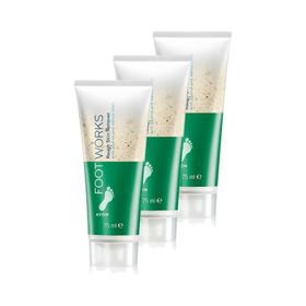 Avon Foot Works 3x75 ml Rough Sertleşmiş Cildi Arındırıcı Ayak Peeling
