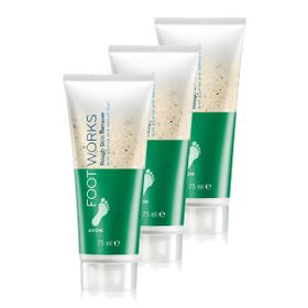Avon Foot Works 3x75 ml Rough Sertleşmiş Cildi Arındırıcı Ayak Peeling