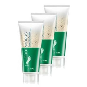 Avon Foot Works 3x75 ml Rough Sertleşmiş Cildi Arındırıcı Ayak Peeling