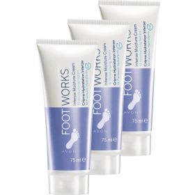 Avon Foot Works 3x75 ml Yoğun Nemlendirici Ayak Kremi