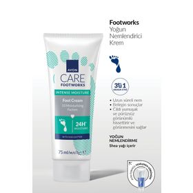 Avon Foot Works 75 ml Yoğun Nemlendirici Ayak Kremi