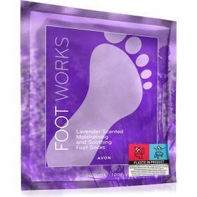 Avon Foot Works Lavanta Kokulu Nemlendirici ve Rahatlatıcı Ayak Çorabı