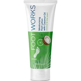 Avon Footworks Hindistan Cevizi ve Misket Limonu Özlü 75 ml Ayak Losyonu