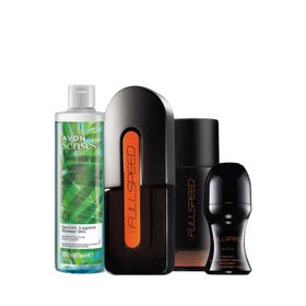 Avon Full Speed Erkek Parfüm Deodorant Rollon Duş Jeli Dörtlü Seti